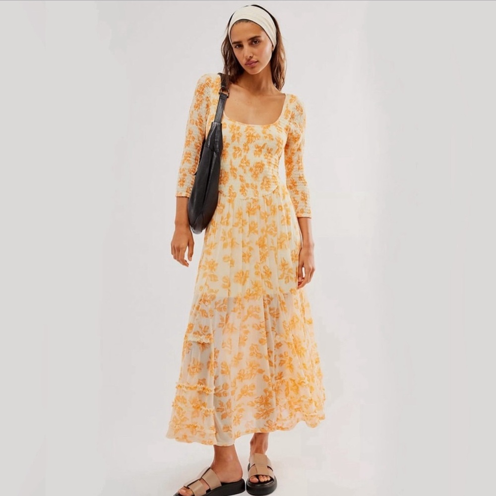 Free People It Is Fate Midi Dress - Picture 3 of 7